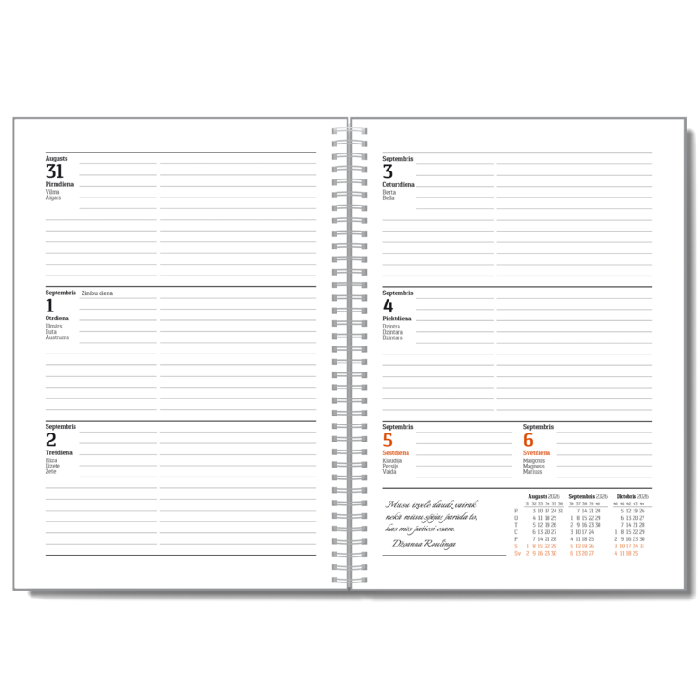 Pedagoga plānotājs pirmsskolai «OMEGA» (a5, spirālēts sējums)