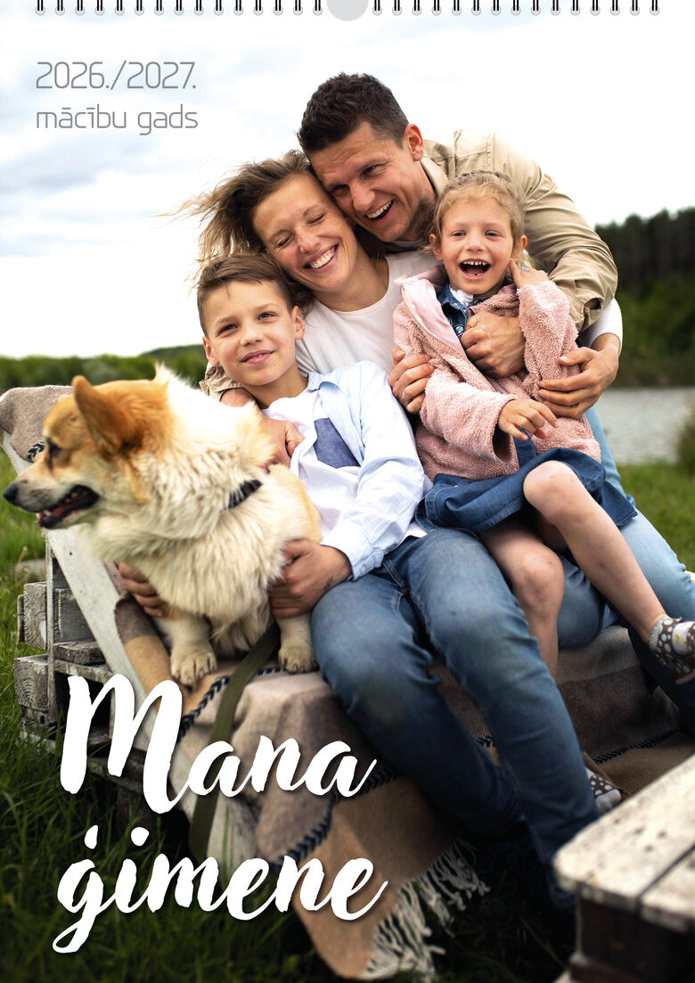 Sienas kalendārs «Mana ģimene» 2026./2027.