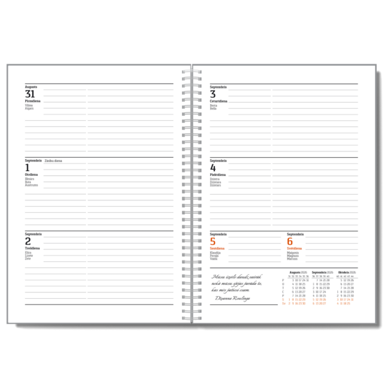 Pedagoga plānotājs pirmsskolai «OMEGA» (a5, spirālēts sējums)